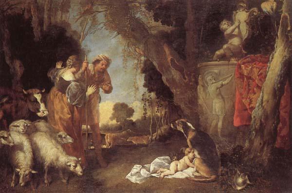 Antonio Maria Vassallo The Birth of King Cyrus Sweden oil painting art
